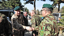 Gen. ltn Arvydo Pociaus ir gen. Shero Mohammado Karimi susitikimas