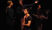 Bendro lietuvių ir prancūzų teatro spektaklio &bdquo;Ivanovas&ldquo; repeticija