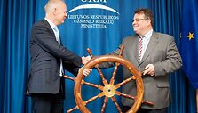 Rolandas Vir&scaron;ilas ir Linas Linkevičius