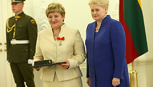 Angonita Rup&scaron;ytė ir Dalia Grybauskaitė