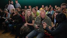 Svečiai nekantravo i&scaron;girsti grupės &bdquo;Biplan&ldquo; koncertą.