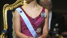 &Scaron;vedijos princesė Viktorija per Nobelio taikos premijų įteikimo ceremoniją Stokholme