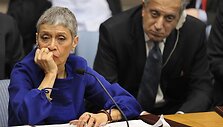 Susimąsčius Izraelio ambasadorė prie Jungtinių Tautų organizacijos