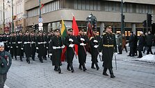 Gedimino &scaron;tabo batalionas minės penkioliktąsias savo veiklos metines.