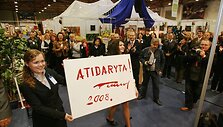 Trečiadienį paskelbtas parodos atidarymas. 