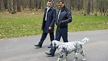 Medvedevas su &scaron;uniu