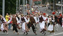 Nuo Katedros aik&scaron;tės Vingio parko link.