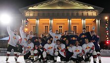 Lietuvoje, o taip pat ir pasaulyje, atrasta nauja sporto &scaron;aka &ndash; krep&scaron;inis ant ledo.