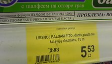 Akcija be nuolaidos.
