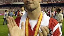Athletic Bilbao komandos kapitonas J.Etxeberria