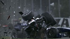 Per avariją abu lenktynininkai liko sveiki