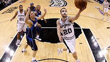 E.Ginobili nugalėtojams pelnė 26 ta&scaron;kus