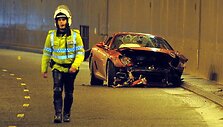 C.Ronaldo naujutėlaitis automobilis sumaitotas neatitaisomai.