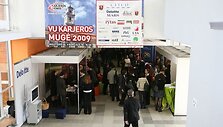 Trečiadienį vykusi VU Karjeros mugė &scaron;iemet sulaukė ypač didelio studentų susidomėjimo būsimos karjeros galimybėmis.
