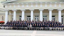Prezidentas Valdas Adamkus priėmė &bdquo;Tūkstantmečio odisėja. Vienas vardas &ndash; Lietuva&rdquo; dalyvius.