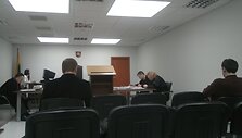 Proceso dalyviai buvusių bendrovės &bdquo;Vilniaus vandenys&ldquo; vadovų byloje.