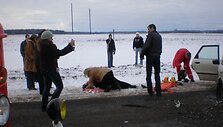 Avarijos vietoje netrūko smalsuolių.