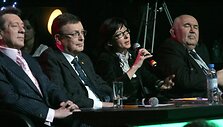 Aktorė yra buvusi LNK muzikinio &scaron;ou &bdquo;Žvaigždžių duetai" komisijoje kartu su (i&scaron; kairės) Stasiu Povilaičiu, Jonu Juču bei Donatu Katkumi.