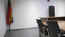 byla, teismas, teismo salė, posėdžių salė teisme, 
