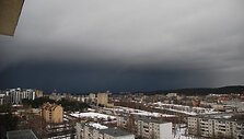 Pirmadienio vakarą Vilniuje žaibi&scaron;kai pasikeitę orai