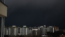 Pirmadienio vakarą Vilniuje žaibi&scaron;kai pasikeitę orai