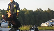 Įvykio vietoje dirbo ekspertas.