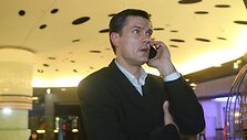 Krep&scaron;inio specialistas Linas Kvedaravičius telefonu tvarkė reikalus