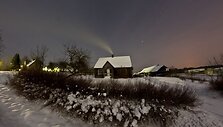 Viena &scaron;alčiausių &scaron;ios žiemos naktų Vilniaus apylinkėse.