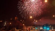 Ketvirtadienį sostinėje įvyko ugnies ir fejerverkų &scaron;ventė.
