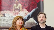 Choreografė, Kauno &scaron;okio teatro &bdquo;Aura&ldquo; vadovė Birutė Letukaitė ir Festivalio &bdquo;Naujasis Baltijos &scaron;okis&ldquo; vadovas Audronis Imbrasas 