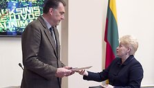 Arvydas Sabonis ir Dalia Grybauskaitė