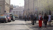 Saulėje &scaron;vytintis Vilnius nudžiugino užsienio turistus