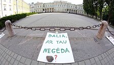 N.Venckienės &scaron;alininkai prie prezidentūros