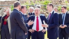 I&scaron;kilminga kapsulės įkasimo ceremonija.