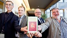 Knygos &bdquo;Lietuvos istorija&ldquo; pristatymas Užsienio reikalų ministerijoje.