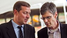 Artūras Zuokas ir Sigurdur Palmason
