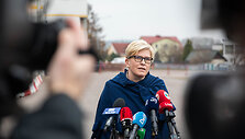 Ingrida &Scaron;imonytė pasiskiepijo trečiąja  vakcinos doze