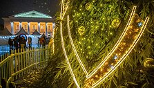 Vilniaus Rotu&scaron;ės eglutės įžiebimas