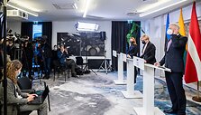 Lietuvos, Latvijos ir Estijos premjerų spaudos konferencija