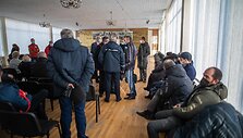 Vilniuje vie&scaron;ojo transporto darbuotojų protestas