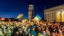 Vienybės ir solidarumo su Ukraina akcija &bdquo;Laisvė &scaron;viečia&ldquo; 