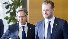 Gabrielius Landsbergis susitiko su JAV valstybės sekretoriumi Antony Blinkenu