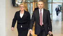 Algimanta Pabedinskienė ir Vigilijus Jukna