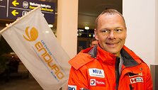 Gintauto Igario sutiktuvės Vilniaus oro uoste.