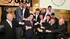LKL apdovanojimų ceremonijos akimirkos.