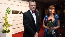 Robertas Dargis su žmona Violeta