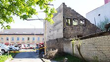 Įvykio vietoje Vilniuje, Plačiojoje g. 