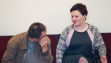 Muitininkas &Scaron;arūnas &Scaron;matavičius ir pasienietė Ilona &Scaron;apel
