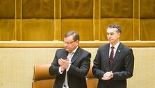 Vydas Gedvilas ir Petras Au&scaron;trevičius