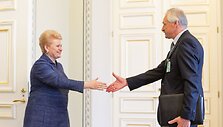 Dalia Grybauskaitė ir Evaldas Gustas
